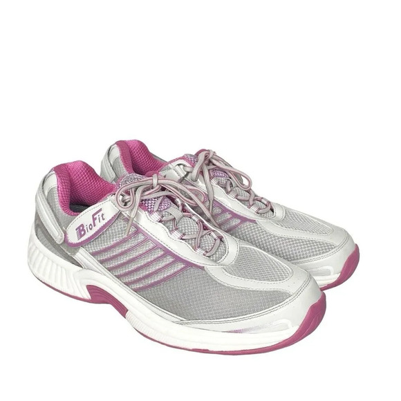 Orthofeet Biofit Womens Verve Orthopedic Athletic Shoes Grey Fuchsia Size 11.5 - Picture 7 of 13